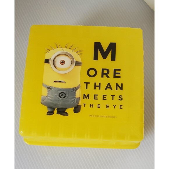 Zak Designs Minions Lunchtime Go Pak Bento Box Food Storage Container Lunch Cube - Picture 2 of 6